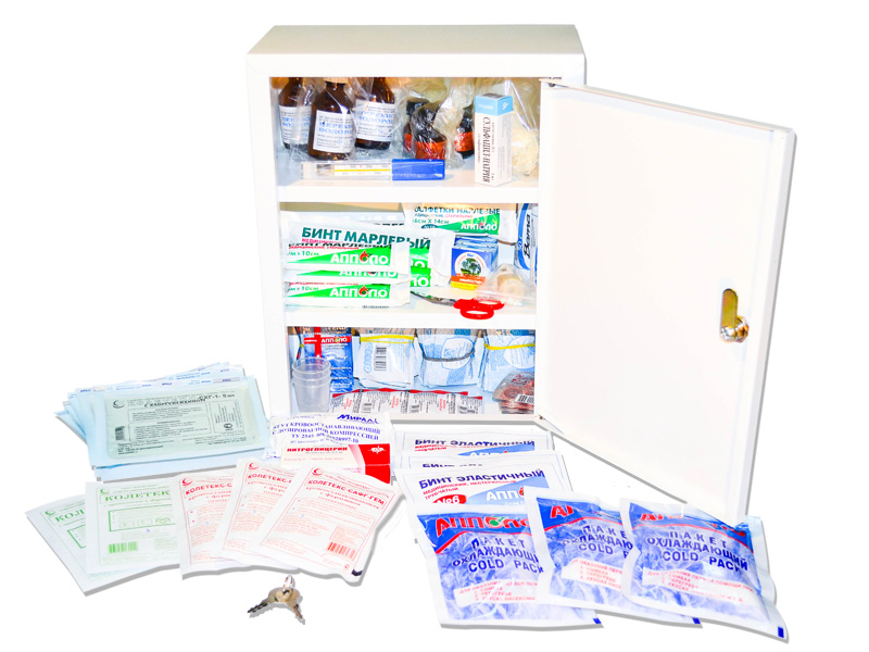 Чемодан для медикаментов. Медицинская аптечка. Пищевая аптечка. Контейнер ,, аптечка " 5. Противоожоговая аптечка.