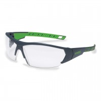 Защитные очки UVEX Ай-воркс, черный/зеленый