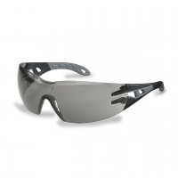 Защитные очки UVEX Феос, солнцезащитный фильтр, черный/серый