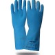 Перчатки Safeprotect КЩС-1-SP синие (латекс, слой Silver, толщ.0,45мм, дл.300мм)