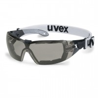 Защитные очки UVEX Феос гард, солнцезащитный фильтр, черный/серый