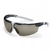 Защитные очки UVEX Ай-3, линза серая, черный/светло-серый