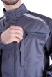 Куртка ТУРБО SAFETY летняя серая мужская (минпромтог)