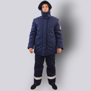 Костюм сварщика утепленный модель 17-17111СП, 3 класс защиты