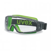 Защитные очки UVEX Ю-Соник, серый/лайм