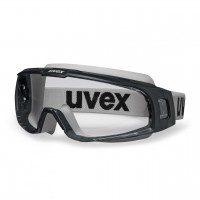 Защитные очки UVEX Ю-Соник, черный/серый