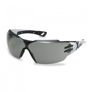 Защитные очки UVEX Феос сх2, серая линза, черный/белый