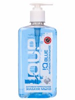 Антибактериальное жидкое мыло IQUP Clean Care Luxe помпа-дозатор ПЭТ 0,5 л СИНЕЕ