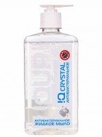 Антибактериальное жидкое мыло IQUP Clean Care Luxe помпа-дозатор ПЭТ 0,5 л ПРОЗРАЧНОЕ