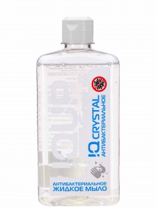 Антибактериальное жидкое мыло IQUP Clean Care Luxe флип-топ ПЭТ 0,5 л ПРОЗРАЧНОЕ