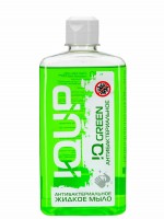 Антибактериальное жидкое мыло IQUP Clean Care Luxe флип-топ ПЭТ 0,5 л ЗЕЛЕНОЕ