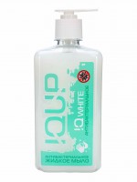 Антибактериальное жидкое мыло IQUP Clean Care Luxe помпа-дозатор ПЭТ 0,5 л БЕЛОЕ