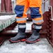 Зимние специализированные сапоги в индустриальном стиле «NEO BOOTS» Midi черные