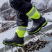 Зимние специализированные сапоги в индустриальном стиле «NEO BOOTS» Midi лайм