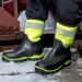 Зимние специализированные сапоги в индустриальном стиле «NEO BOOTS» Midi лайм
