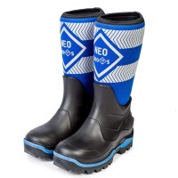 Зимние специализированные сапоги в индустриальном стиле «NEO BOOTS» синие