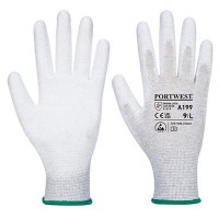 Астатические перчатки с  ПУ покрытием ладони