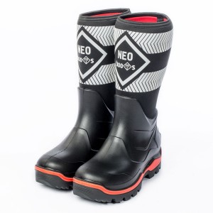 Зимние специализированные сапоги в индустриальном стиле «NEO BOOTS» черные