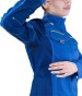 Куртка ТУРБО SAFETY летняя синяя женская (минпромторг)