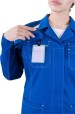 Халат ТУРБО SAFETY летний синий женский (минпромторг)