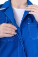Халат ТУРБО SAFETY летний синий женский (минпромторг)