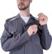 Халат ТУРБО SAFETY летний серый мужской (минпромторг)