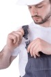 Полукомбинезон ТУРБО SAFETY летний серый мужской (минпромторг)