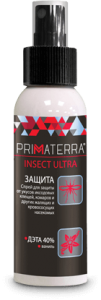 Спрей для защиты от укусов иксодовых клещей, комаров и других жалящих и кровососущих насекомых INSECT ULTRA