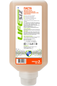 Паста для мытья сильнозагрязненных рук с натуральным абразивом «Элен» линии PROFLINE, картридж для настенного диспенсера, 2000мл