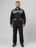 Костюм Строитель 100% хлопок (саржа 260гр) (Минпромторг)
